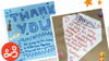 A collage of two letters from Young Carers, giving thanks their to the Spurgeons supporters