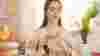 Woman with her hands on her chest doing relaxing breathing