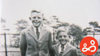A photograph of brothers Martin and Bernard in 1956