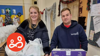  Melksham Food Bank for enabled us to assemble food parcels this Christmas - team members collecting donations