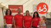 The Spurgeons team pose for a photo at the New Wine event to promote family hubs