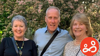 Group photo of Caroline, Matthew and Bella together at a reception to recognise the efforts of volunteers during Volunteer's Week.