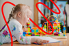 Child playing at nursery 