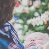 A father and baby that have benefited from the generous donations made to Rushden food bank over Christmas