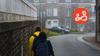 Two friends walking to school together